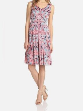 dresses for women in india online Cream Knee-Length Dress | Harmony Hues pink_and_gold National Dress in Blue Size:46L 40 Waist